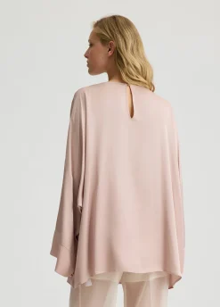 Liu Jo Blouse en georgette et satin|Femme Chemises Et Blouses