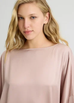 Liu Jo Blouse en georgette et satin|Femme Chemises Et Blouses