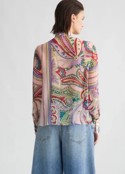Liu Jo Blouse en soie|Femme Chemises Et Blouses