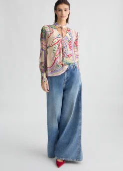 Liu Jo Blouse en soie|Femme Chemises Et Blouses