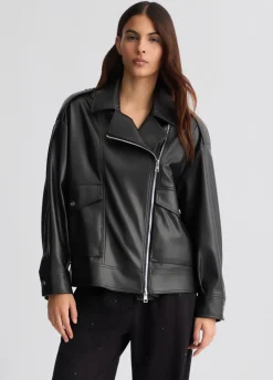 Liu Jo Blouson en tissu enduit|Femme Manteaux|Vestes