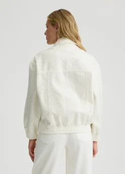 Liu Jo Bomber en toile denim avec strass|Femme Vestes