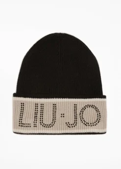 Liu Jo Bonnet avec logo en Lurex®|Femme Bonnets