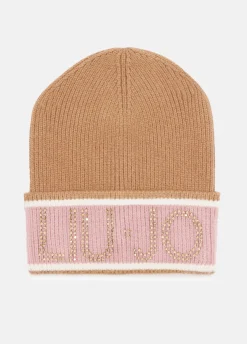 Liu Jo Bonnet avec logo en Lurex®|Femme Bonnets
