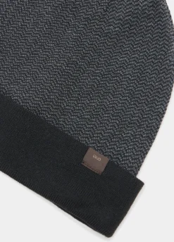Liu Jo Bonnet en laine à chevrons|Homme Echarpes Et Chapeaux