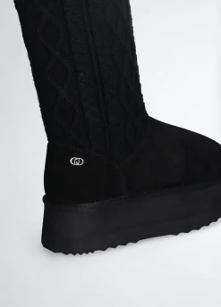 Liu Jo Bottes à plateforme en maille|Femme Bottes Et Bottines
