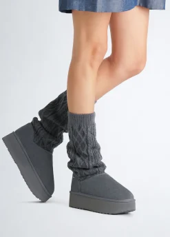 Liu Jo Bottes à plateforme en maille|Femme Bottes Et Bottines