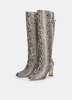 Liu Jo Bottes hautes avec imprimé python|Femme Bottes Et Bottines