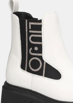 Liu Jo Bottines avec maxi logo glittéré|Enfant Chaussures|Chaussures