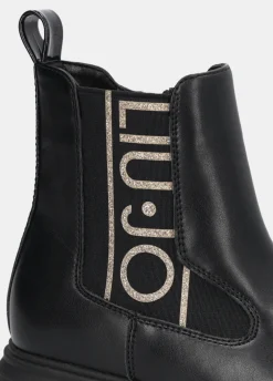 Liu Jo Bottines avec maxi logo glittéré|Enfant Chaussures|Chaussures