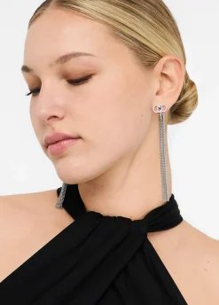 Liu Jo Boucles d'oreilles avec pampilles en métal|Femme Jewelry