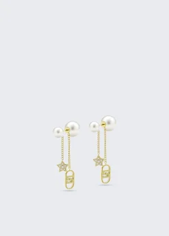 Liu Jo Boucles d'eilles avec perles synthétiques|Femme Jewelry