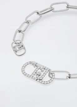 Liu Jo Bracelet monogramme avec strass|Femme Jewelry
