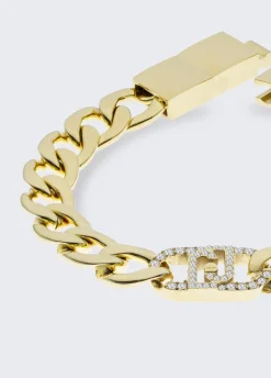 Liu Jo Bracelet monogramme avec strass|Femme Jewelry