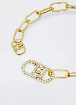 Liu Jo Bracelet monogramme avec strass|Femme Jewelry