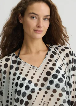 Liu Jo Caftan avec imprimé à pois|Femme Mode Plage