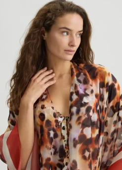 Liu Jo Caftan avec imprimé animalier|Femme Mode Plage