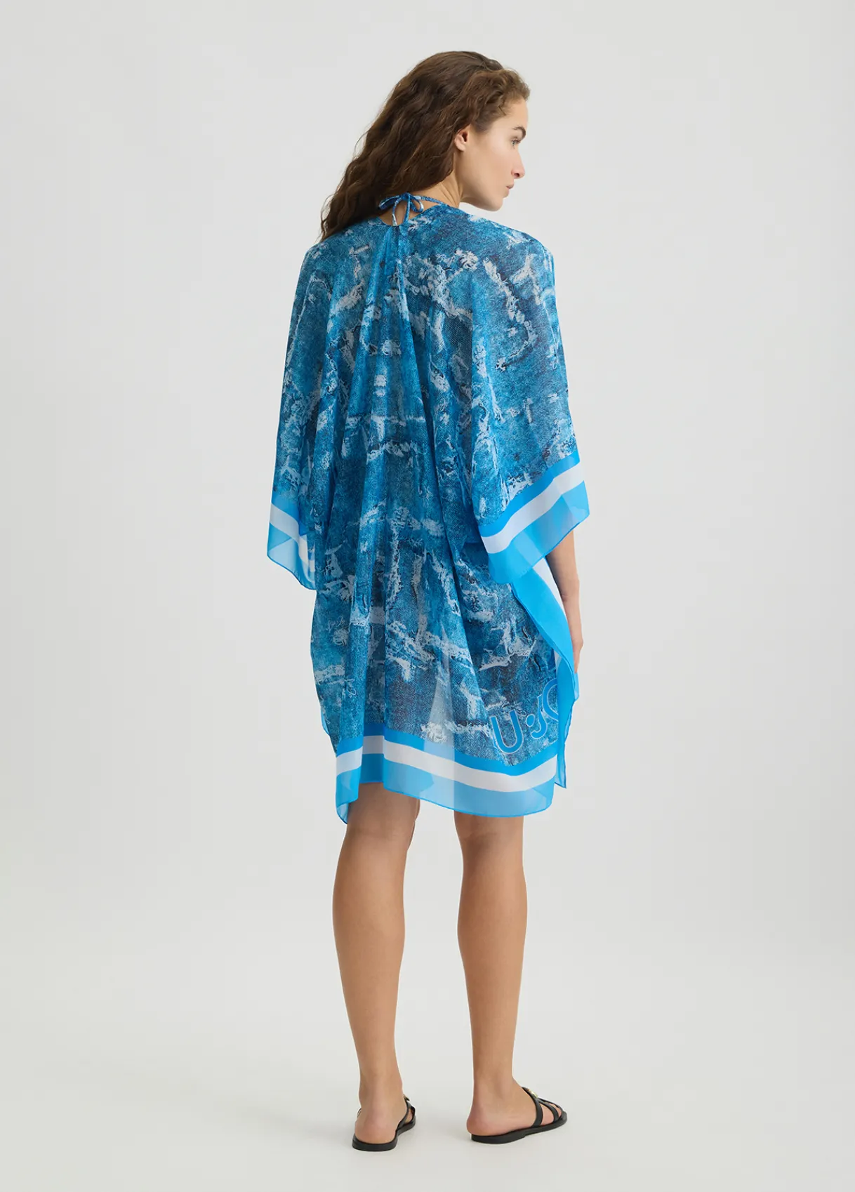 Liu Jo Caftan avec imprimé jean|Femme Mode Plage