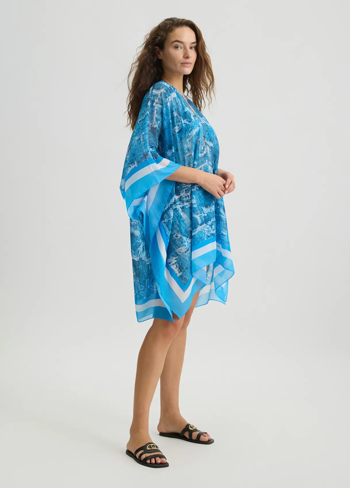 Liu Jo Caftan avec imprimé jean|Femme Mode Plage