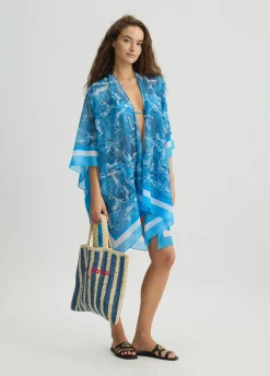 Liu Jo Caftan avec imprimé jean|Femme Mode Plage