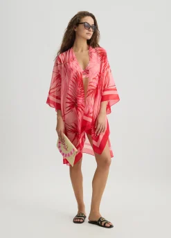 Liu Jo Caftan avec imprimé palmier|Femme Mode Plage