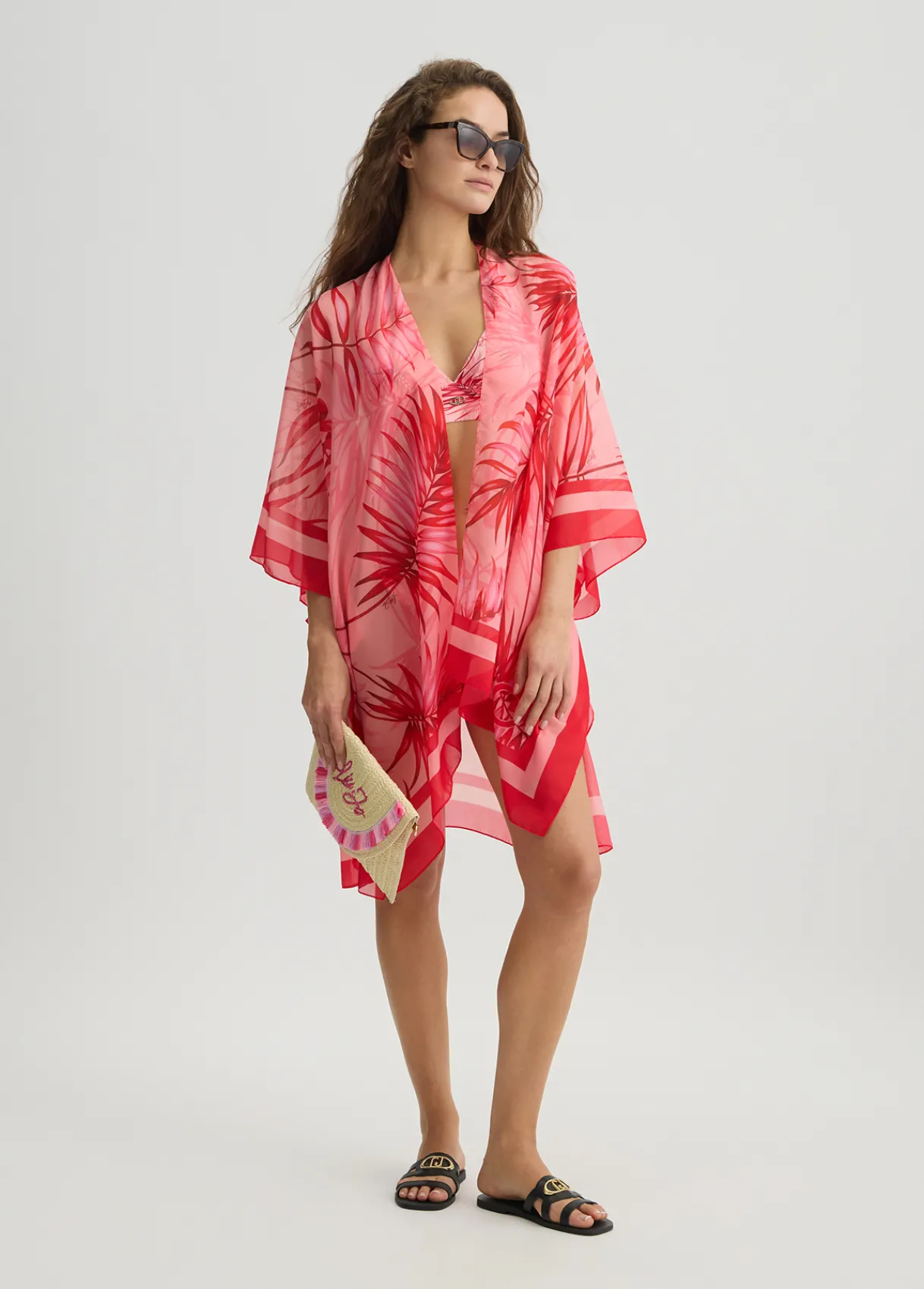 Liu Jo Caftan avec imprimé palmier|Femme Mode Plage