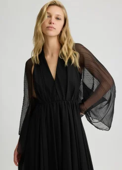 Liu Jo Cape de cérémonie plissée|Femme Manteaux|Cérémonie