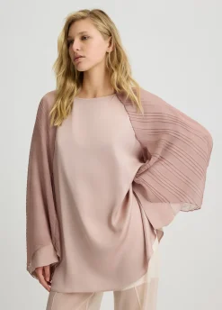 Liu Jo Cape de cérémonie plissée|Femme Manteaux|Cérémonie