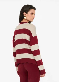 Liu Jo Cardigan à rayures|Femme Mailles