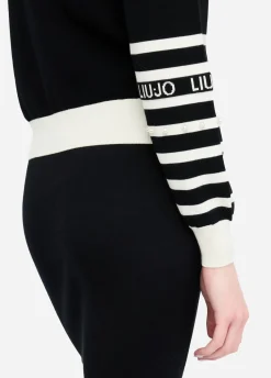 Liu Jo Cardigan à rayures|Femme Mailles