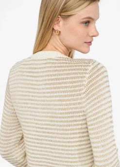 Liu Jo Cardigan à rayures Lurex®|Femme Mailles