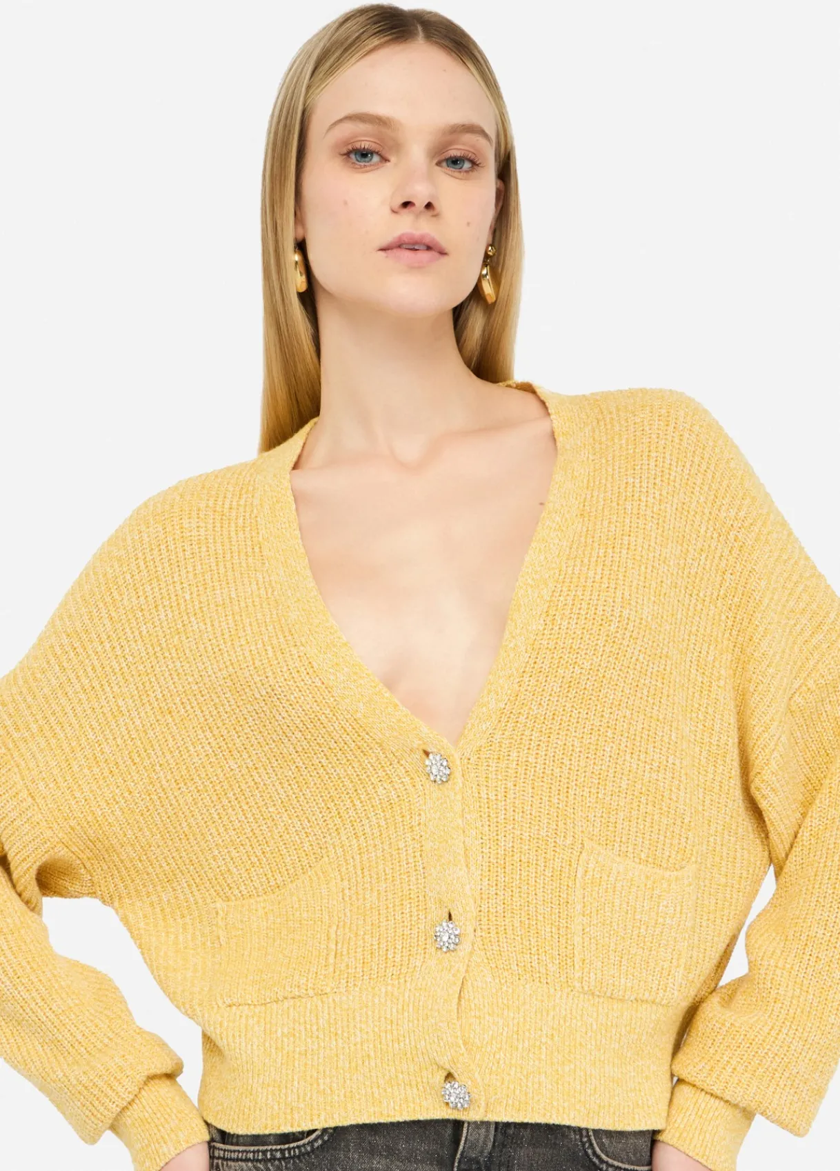 Liu Jo Cardigan avec boutons fantaisie|Femme Mailles