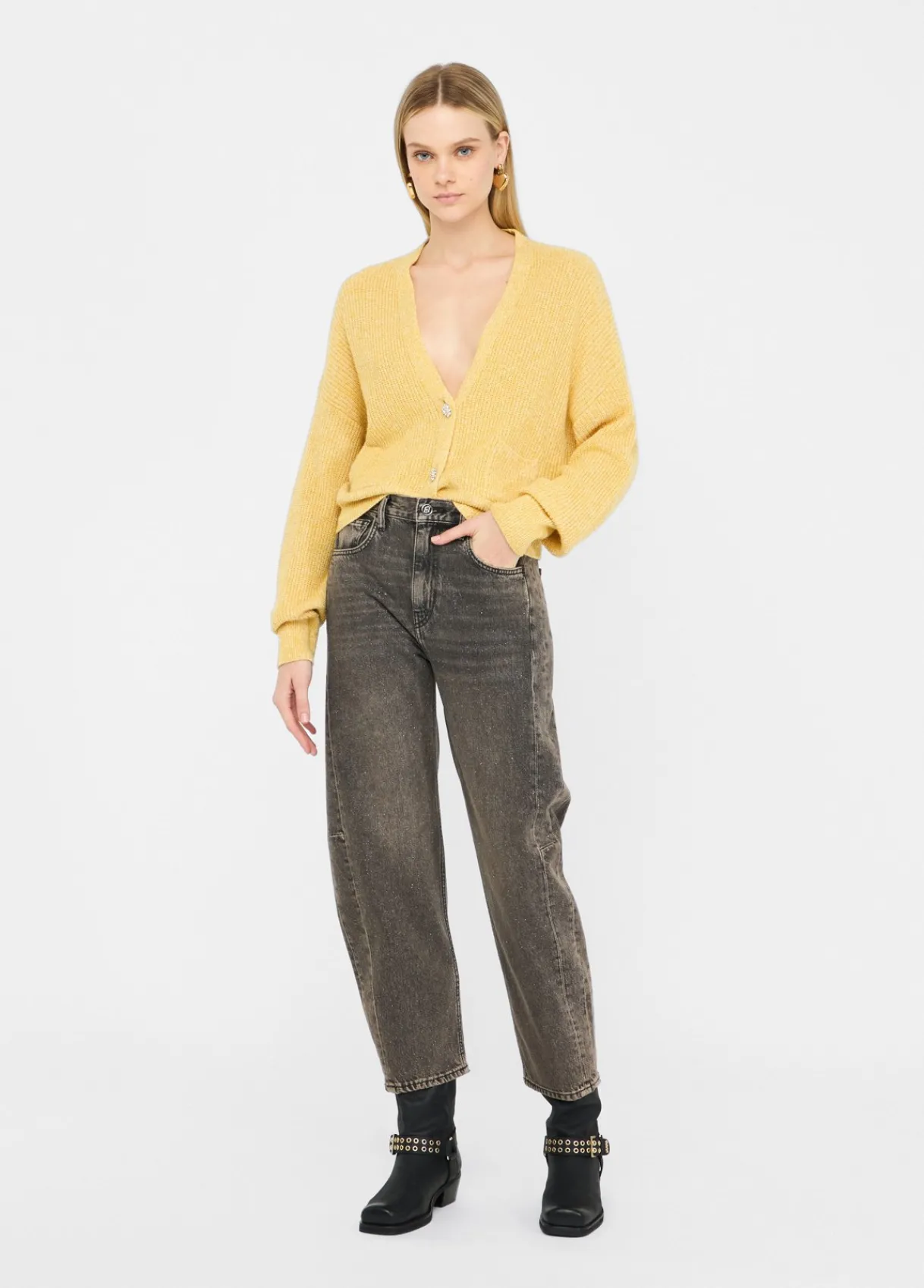 Liu Jo Cardigan avec boutons fantaisie|Femme Mailles