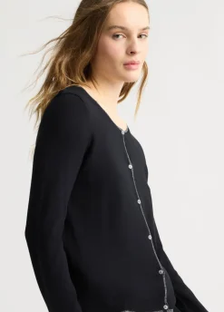 Liu Jo Cardigan avec boutons fantaisie|Femme Mailles