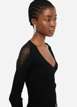 Liu Jo Cardigan avec dentelle|Femme Mailles