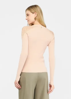 Liu Jo Cardigan avec dentelle|Femme Mailles