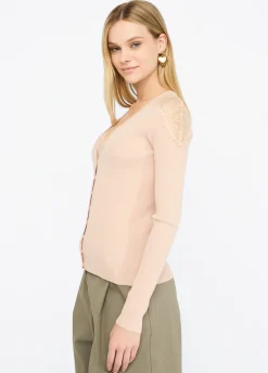 Liu Jo Cardigan avec dentelle|Femme Mailles