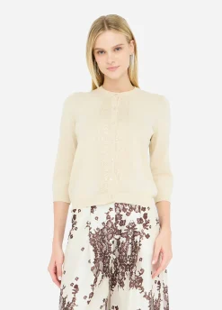 Liu Jo Cardigan avec détails en dentelle|Femme Mailles