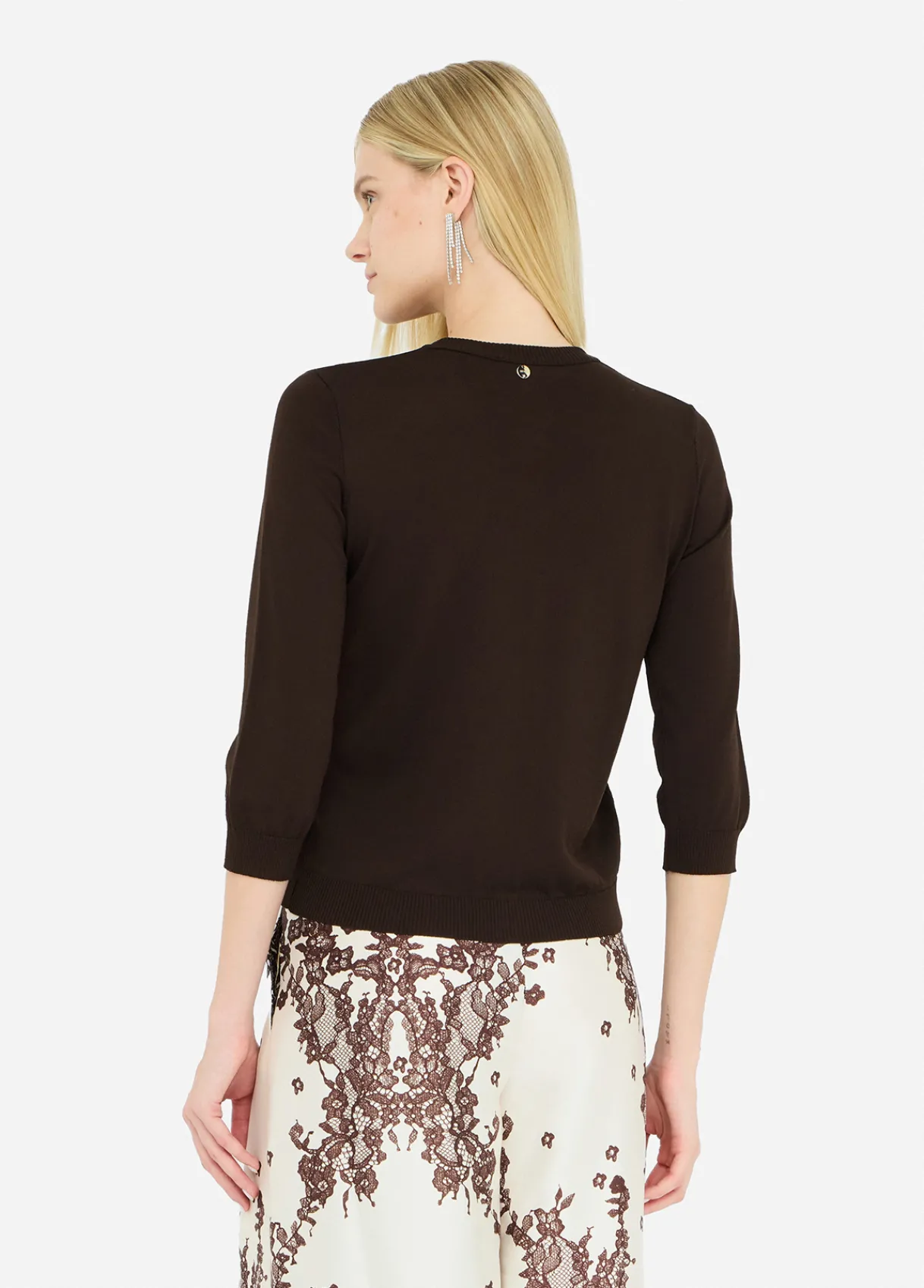 Liu Jo Cardigan avec détails en dentelle|Femme Mailles