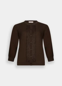 Liu Jo Cardigan avec détails en dentelle|Femme Mailles