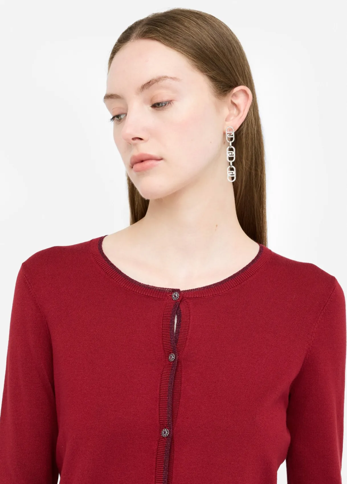 Liu Jo Cardigan avec détails en Lurex®|Femme Mailles