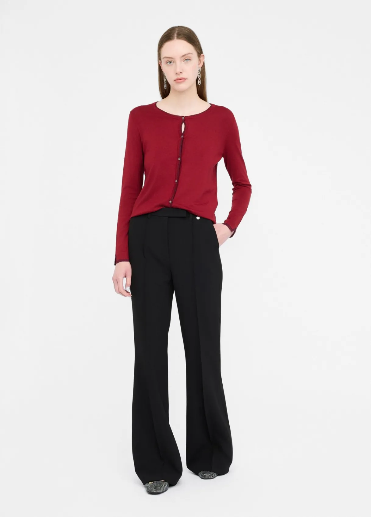 Liu Jo Cardigan avec détails en Lurex®|Femme Mailles
