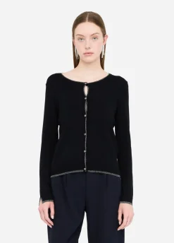 Liu Jo Cardigan avec détails en Lurex®|Femme Mailles