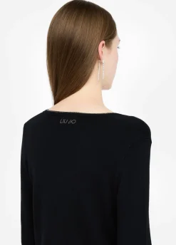 Liu Jo Cardigan avec détails en Lurex®|Femme Mailles