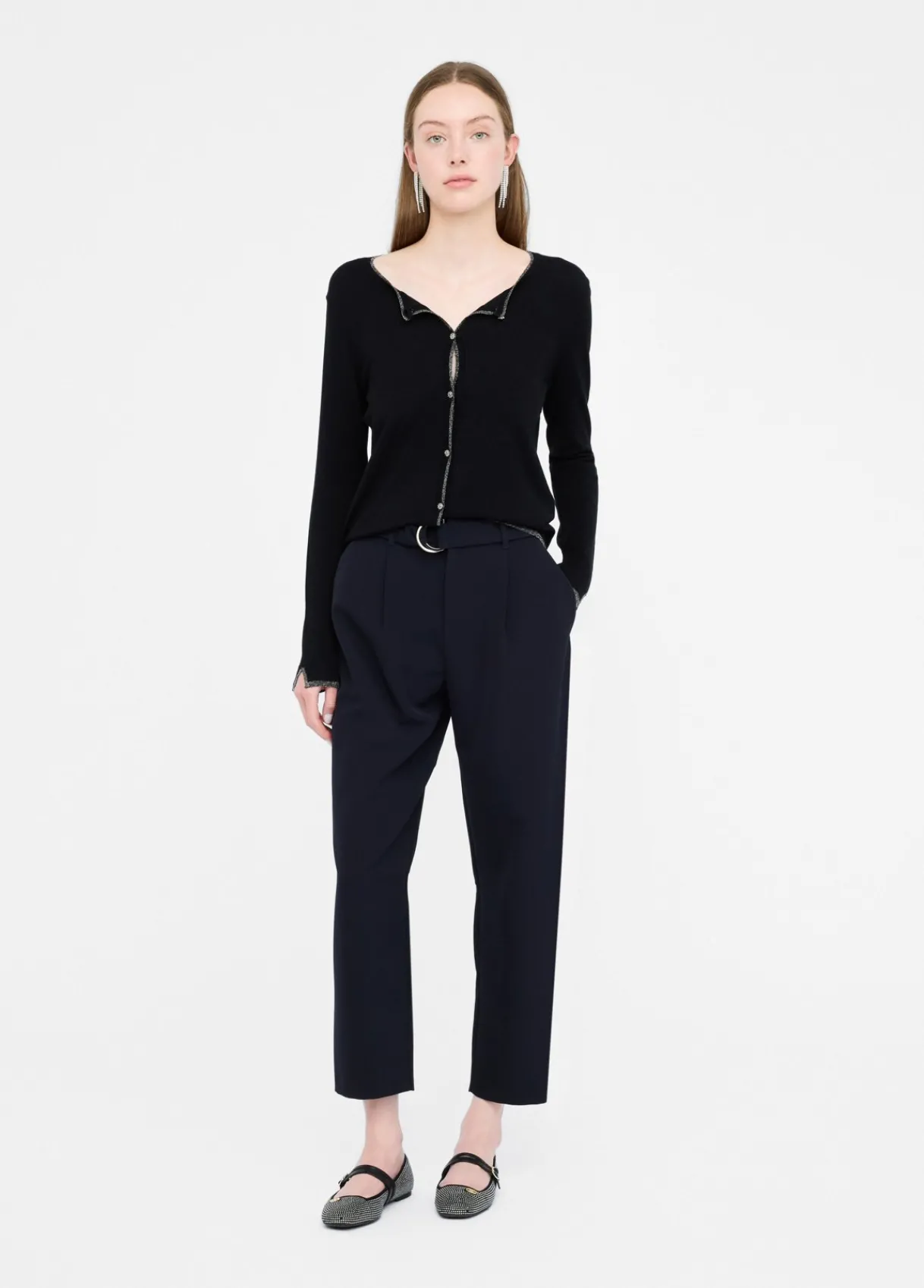 Liu Jo Cardigan avec détails en Lurex®|Femme Mailles