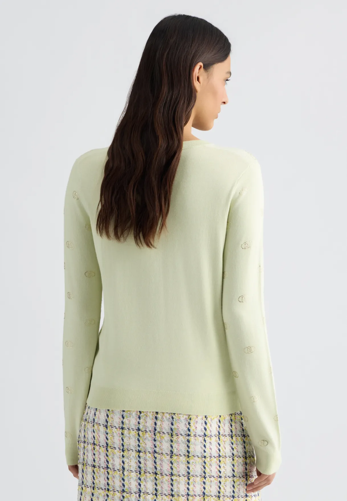Liu Jo Cardigan avec logo et strass|Femme Mailles