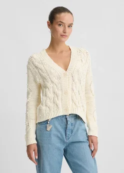 Liu Jo Cardigan avec perles|Femme Mailles
