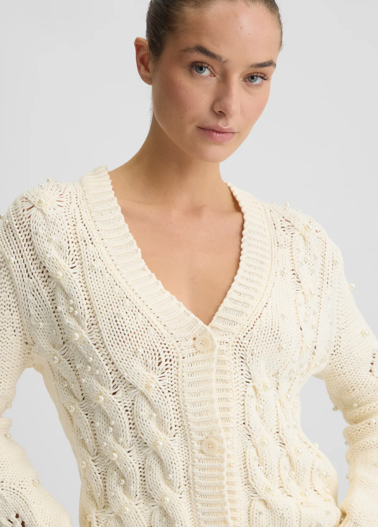 Liu Jo Cardigan avec perles|Femme Mailles