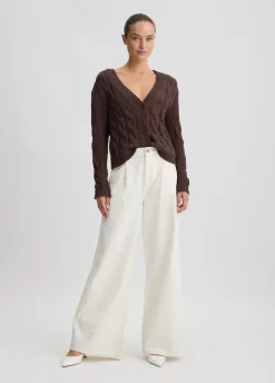 Liu Jo Cardigan avec strass|Femme Mailles