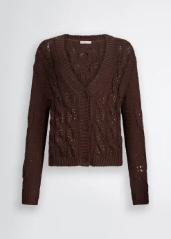 Liu Jo Cardigan avec strass|Femme Mailles